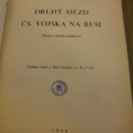 KUDELA, Josef. Druhý sjezd čs. vojska na Rusi: rozbor oficielní publikace. 