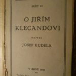 KUDELA, Josef. O Jiřím Klecandovi. 